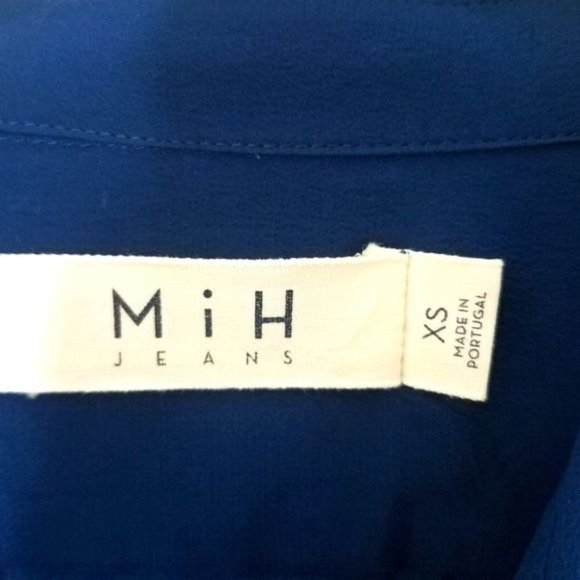 Anthropologie MIH silk geometric print button down - Picture 7 of 8